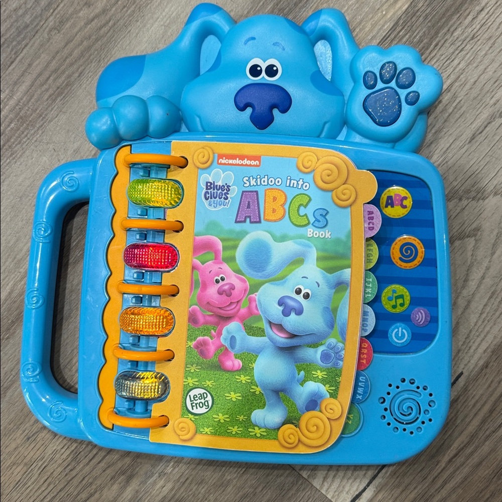 2020 LEAP FROG NICKELODEON--BLUES CLUES & YOU SKIDOO INTO ABCs BOOK works!